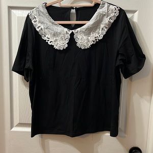 Peter Pan collar blouse